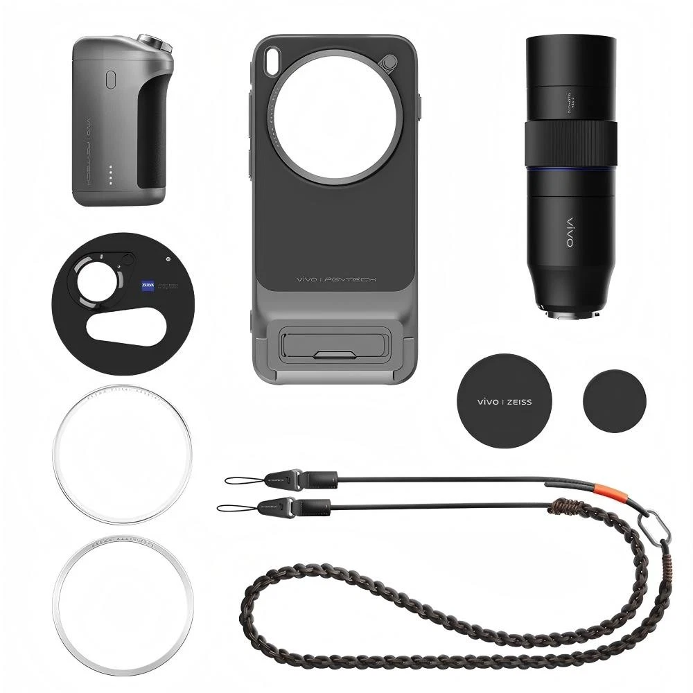 KIT FULL Fotográfico Vivo X300 Pro - Lente Telefoto Zeiss 2.35X