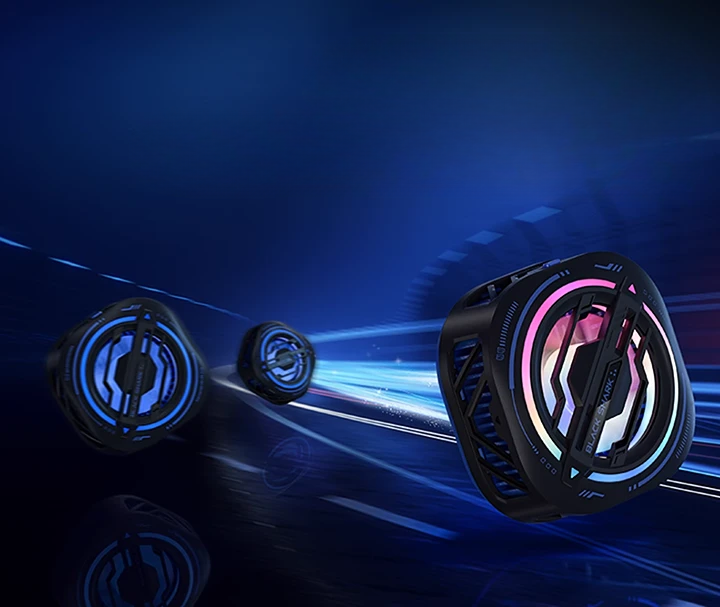 Cooler Magnético Black Shark Funcooler 3 Pro 20W - Resfriamento Potente, RGB, Compatível com Celular e Tablet