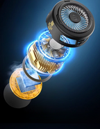 Cooler Magnético Black Shark Funcooler 5 20W - Resfriamento Potente, RGB, Compatível com Celular e Tablet