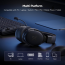 Headset Mchose V9 Pro - Bluetooth 5.3 - 2.4GHz e Cabo, Som 7.1 Hi-Res, Microfone com Redutor de Ruído, 15ms LL, Bateria 250h