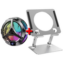 KIT Suporte Fixo e Cooler Magnético 30W para Tablet - Resfriamento Potente