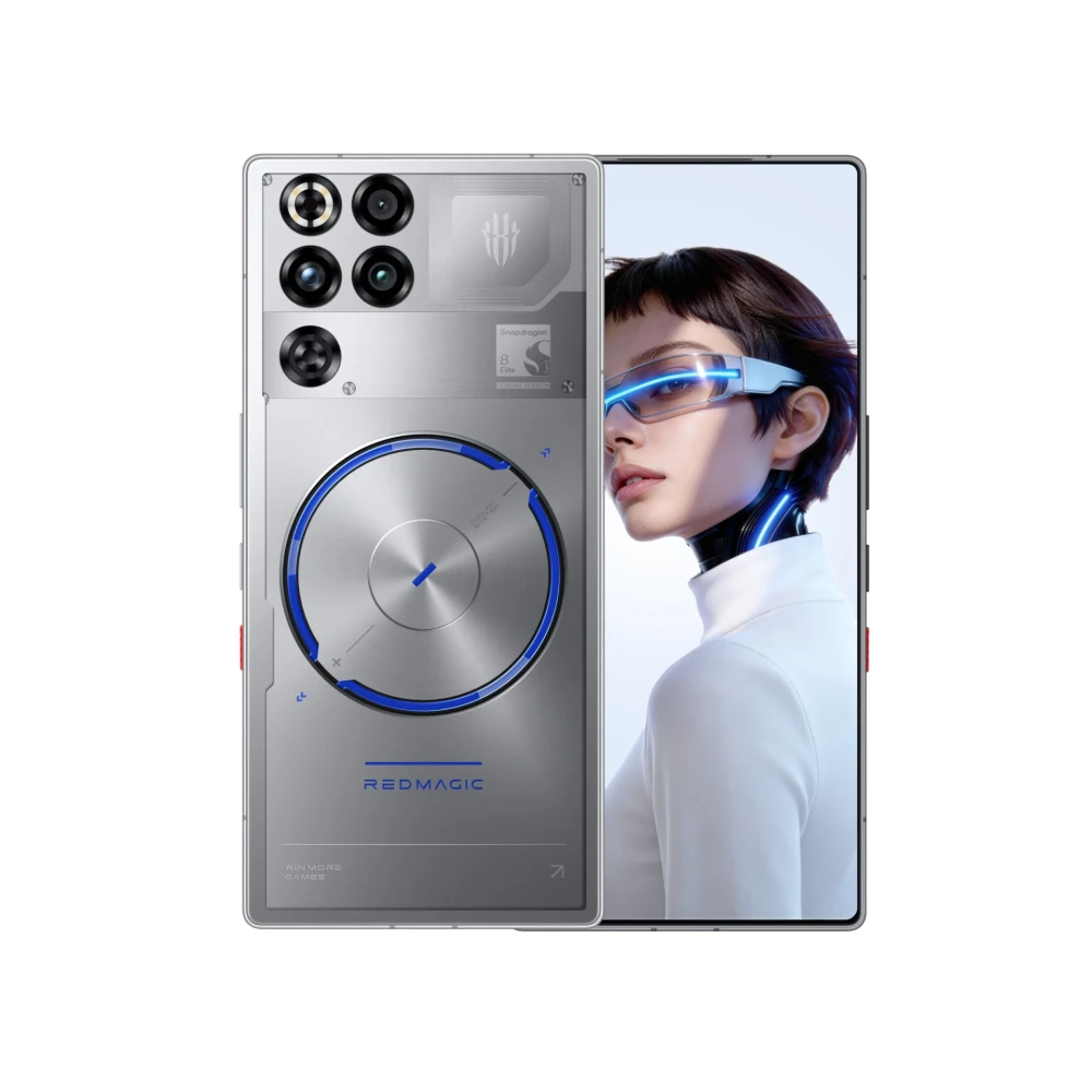 Smartphone Redmagic 11S Pro 5G GLO - 16-512GB - Snapdragon 8 Elite Gen 5, 50MP Câmera, Tela 6.85" 144Hz, Bateria de 7500mAh - 80W