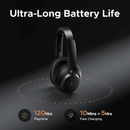 Headset Ugreen Studio Pro - Bluetooth 6.0 e Cabo, Som Hi-Res LDAC, 0.06s LL e Conexão Dupla, Cancelamento Ativo de Ruído, Bateria 120h