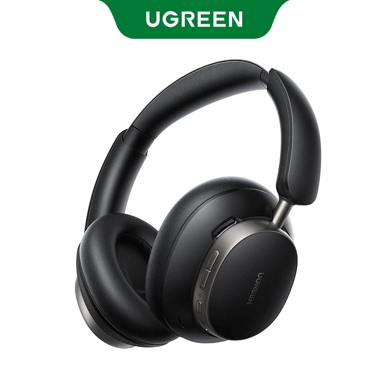 Headset Ugreen Studio Pro - Bluetooth 6.0 e Cabo, Som Hi-Res LDAC, 0.06s LL e Conexão Dupla, Cancelamento Ativo de Ruído, Bateria 120h