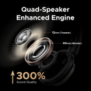 Headset Ugreen Studio Pro - Bluetooth 6.0 e Cabo, Som Hi-Res LDAC, 0.06s LL e Conexão Dupla, Cancelamento Ativo de Ruído, Bateria 120h