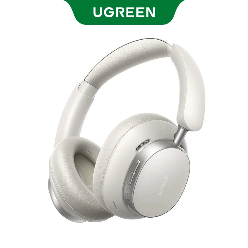 Headset Ugreen Studio Pro - Bluetooth 6.0 e Cabo, Som Hi-Res LDAC, 0.06s LL e Conexão Dupla, Cancelamento Ativo de Ruído, Bateria 120h